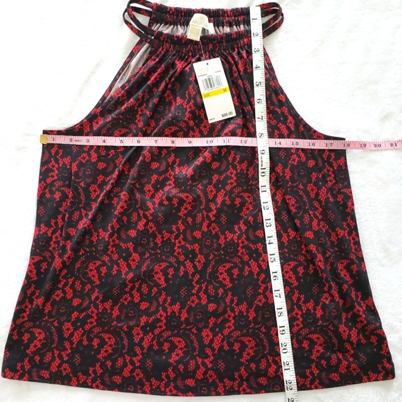Michael Kors Lace Print Halter Top - Picture 9 of 9